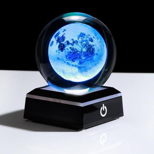 Crystal Globe Solar System Planet Lamp - Image 14