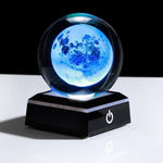 Crystal Globe Solar System Planet Lamp - MaviGadget