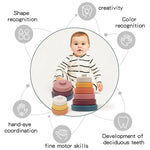 Baby Silicone Construction Stacking Smart Block Game