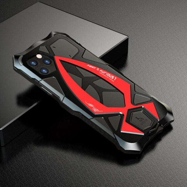 Anti-Knock Metal Heavy Duty Waterproof iPhone Case - Image 0