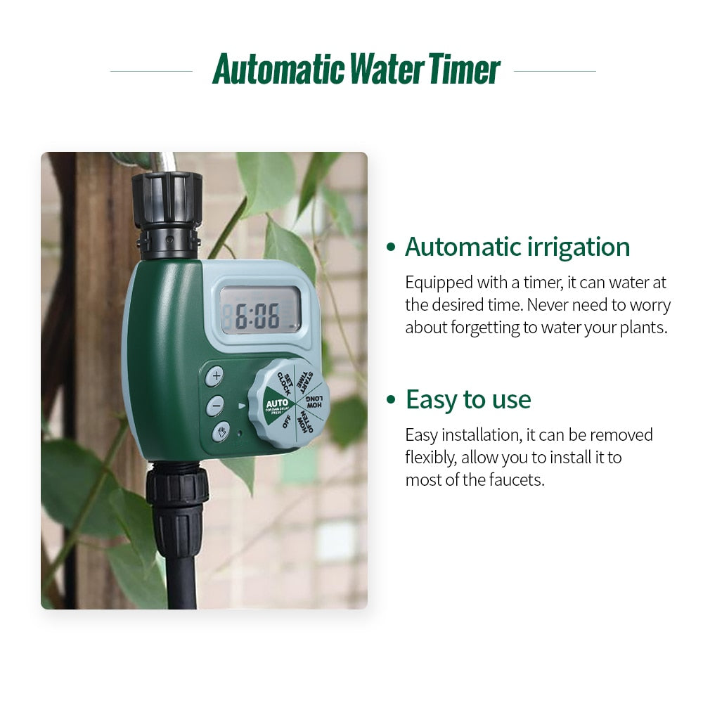 Automatic Programmable Garden Watering Timer