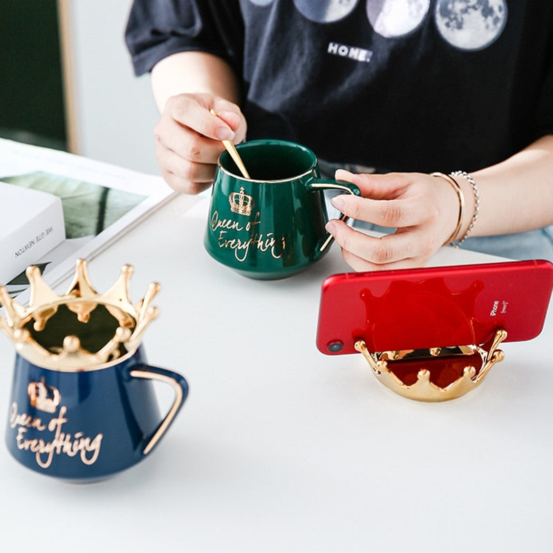 Queen of Everything Ceramic Coffee Mug - Image 4