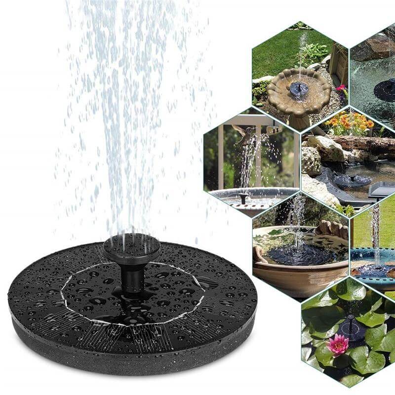 Floating Solar Powered Water Fountain