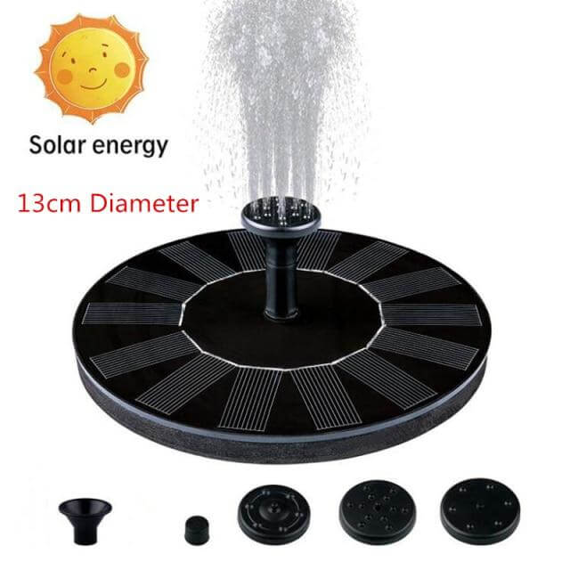 Floating Solar Powered Water Fountain