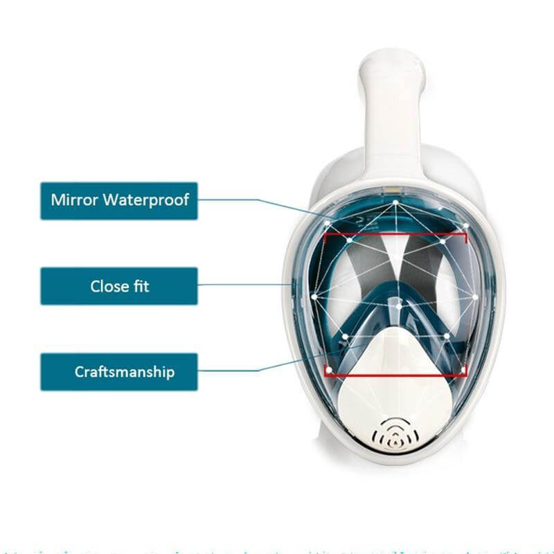 Anti Fog Full Face Diving Mask - Image 6