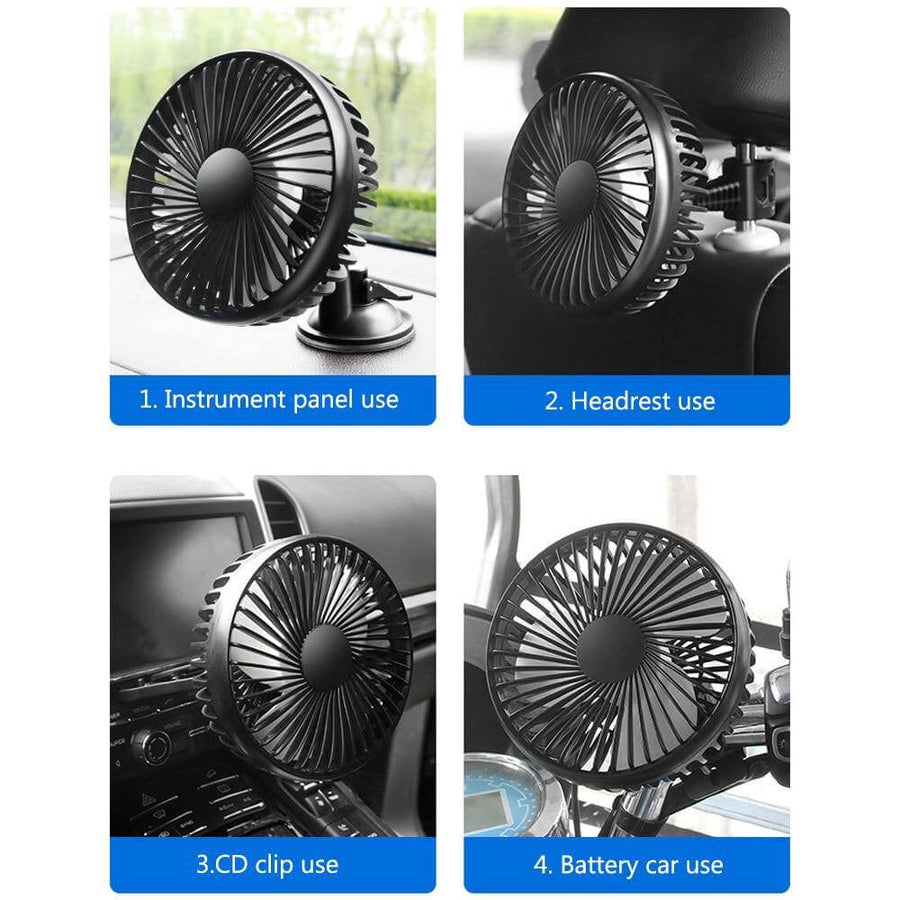 Adjustable Wind Cooling Car Fan - Image 8