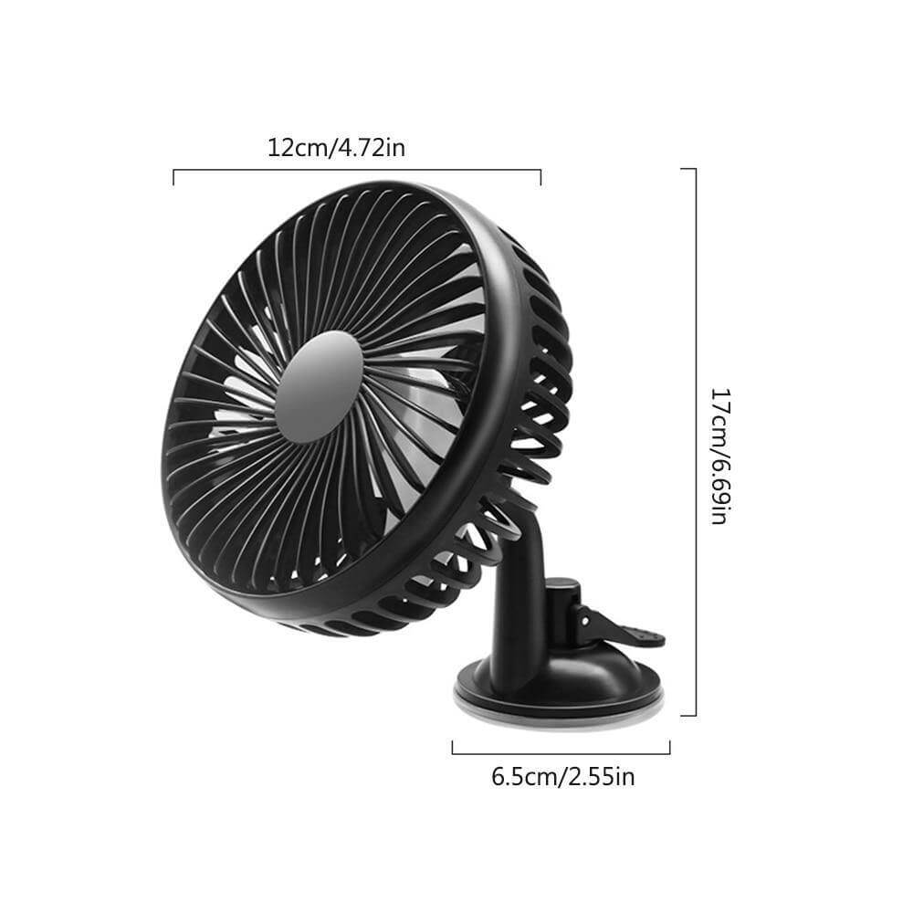 Adjustable Wind Cooling Car Fan