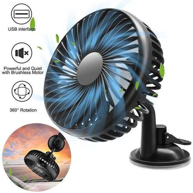 Adjustable Wind Cooling Car Fan - Image 9