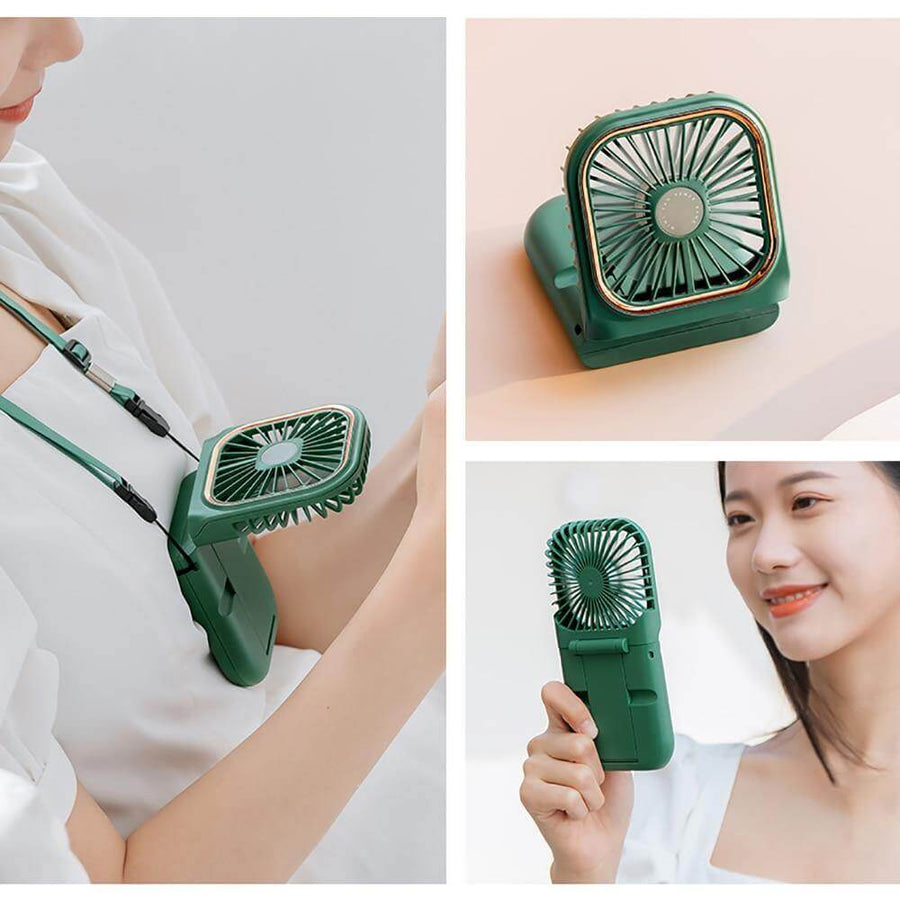Multi-function Power Bank Neck Fan - Image 3