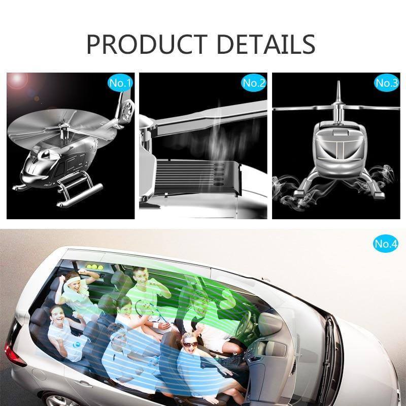 Styling Solar Power Car Air Freshener - MaviGadget