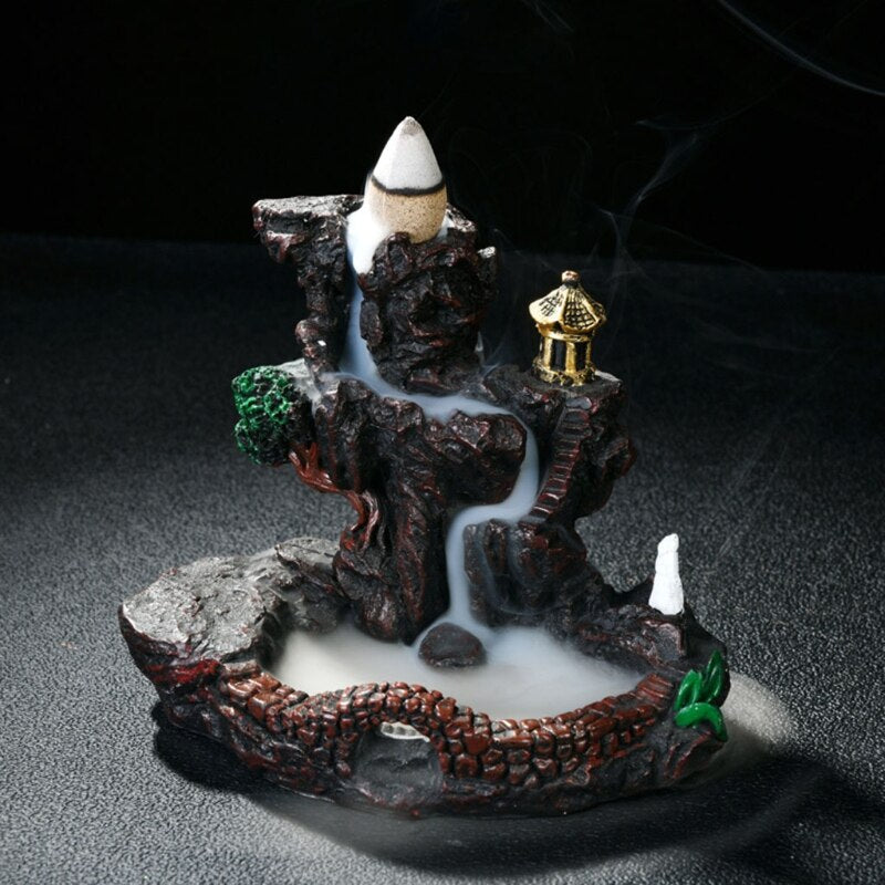 Ceramic Creative Waterfall Incense Burner - Image 6