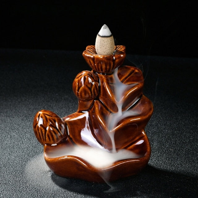 Ceramic Creative Waterfall Incense Burner