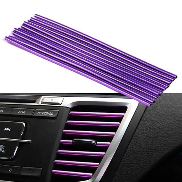 10PCS DIY Car Air Outlet Decorative Strip - Image 7