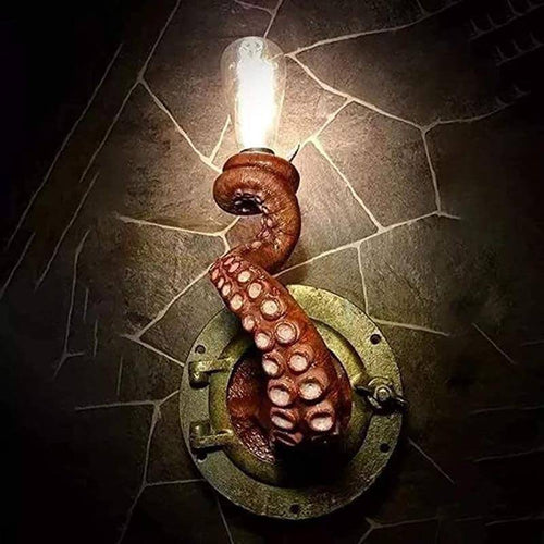 Retro Octopus Tentacle Wall Lamp - Image 0