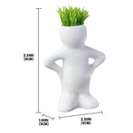 Ceramic Mini Grass Hair Pot