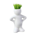 Ceramic Mini Grass Hair Pot - MaviGadget