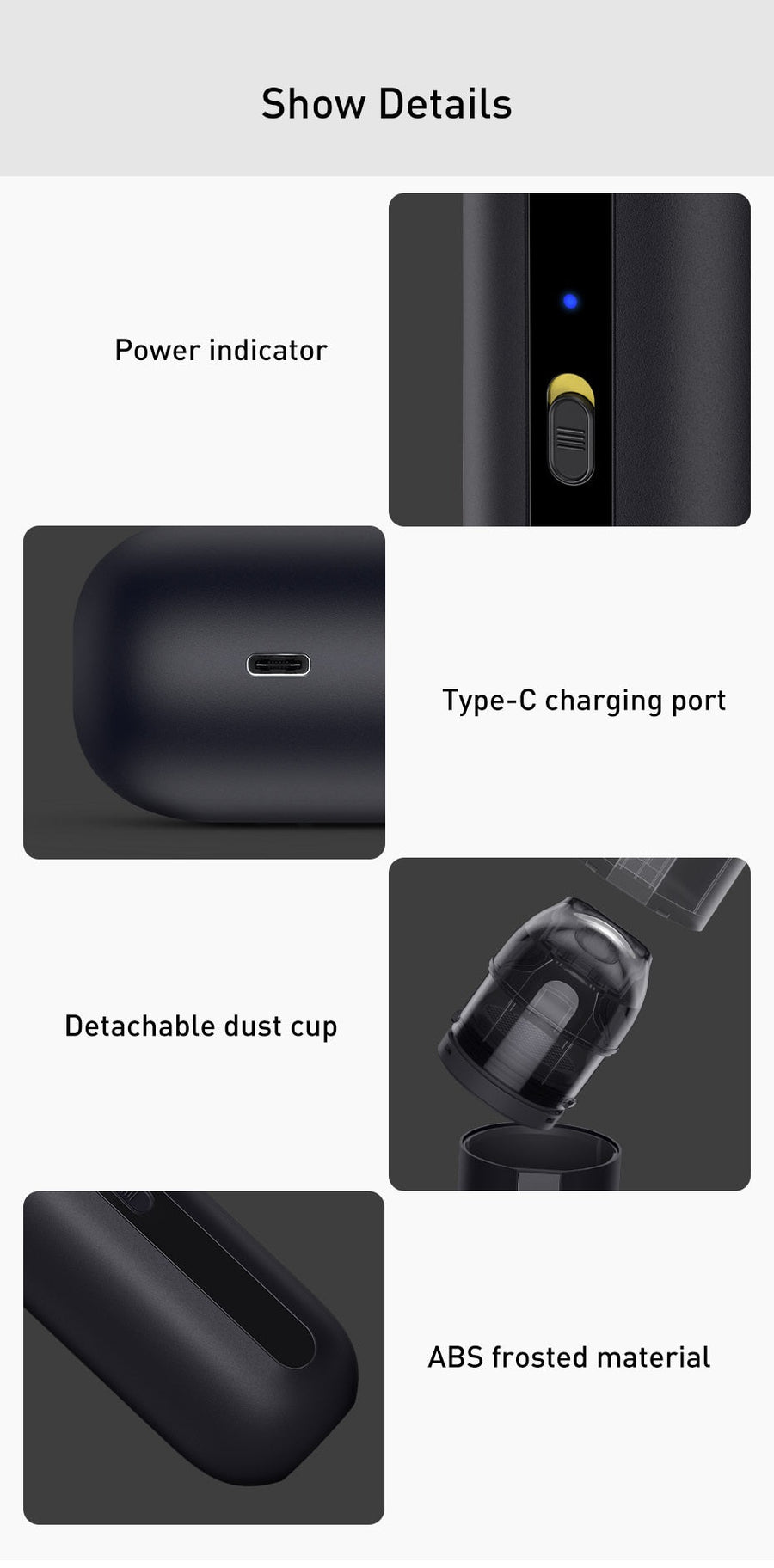Rechargeable Wireless Quick Car Vacuum Cleaner - Image 7