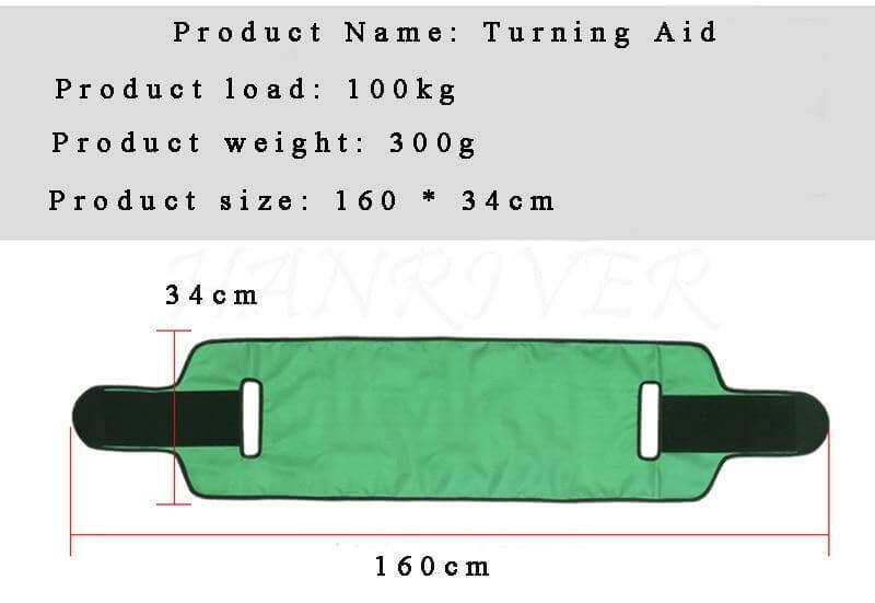 Elderly Bed Care Turnover Shift Belt Pad