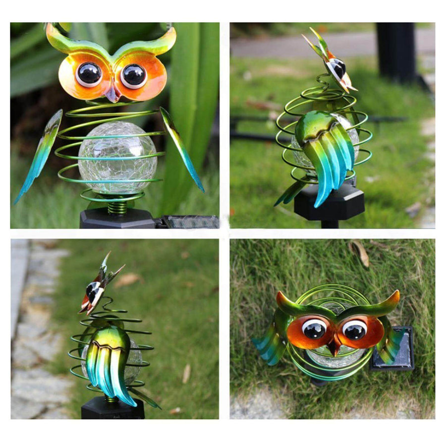 Creative Owl Garden Solar Night Lamp - Image 3