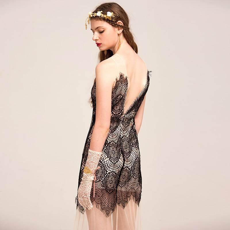 V-neck Sexy Hollow Out Dress - Image 7