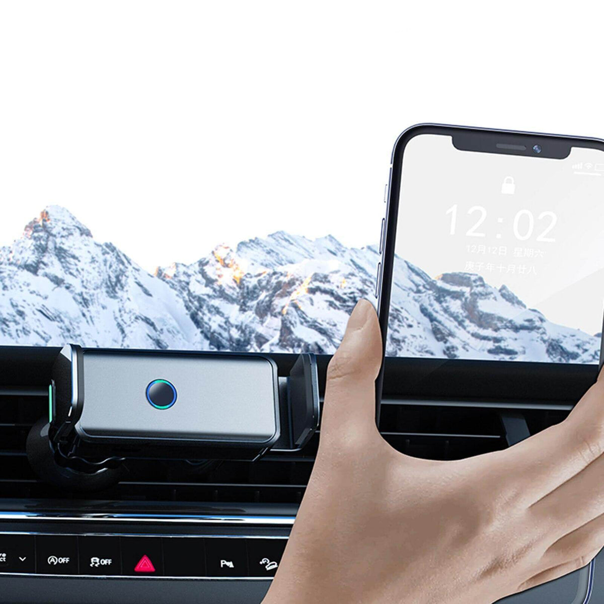 360 Rotating Automatic Locking Mobile Phone Holder - MaviGadget