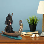 Scary Man Boat Resin Figurine Home Decor