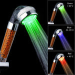 Colorful Rainfall High Pressure Negative Ion Led Shower Head