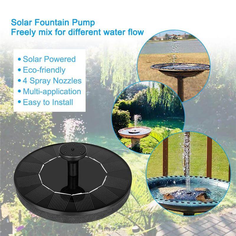 Floating Solar Powered Water Fountain - Image 8