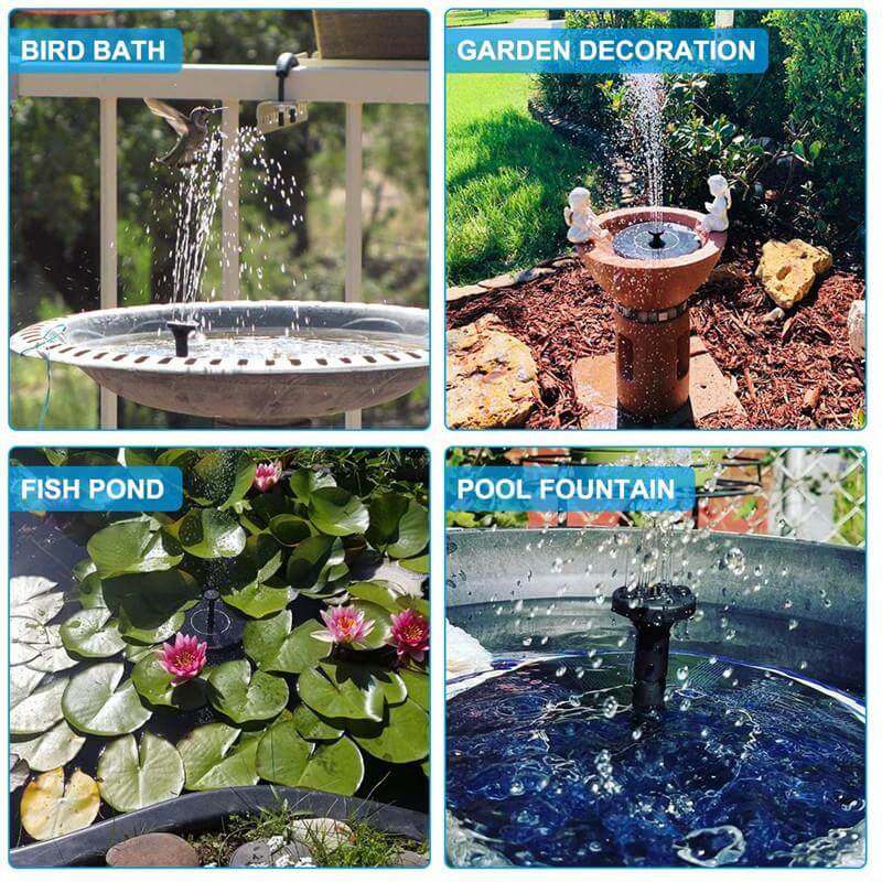 Floating Solar Powered Water Fountain - Image 2