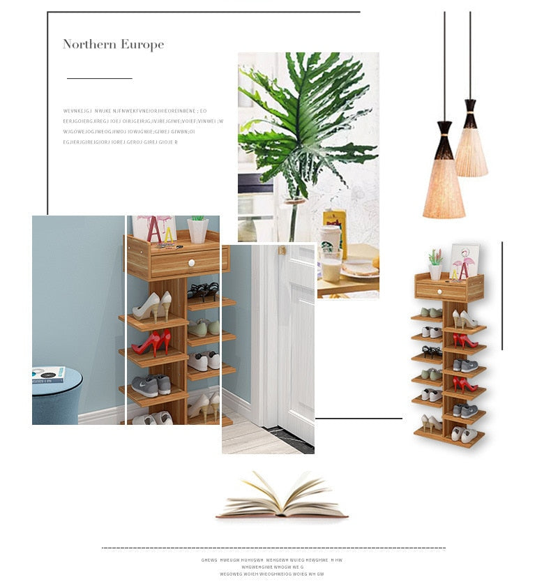 Multi-Layer Simple Space Saving Shoe Rack Shelf - Image 6
