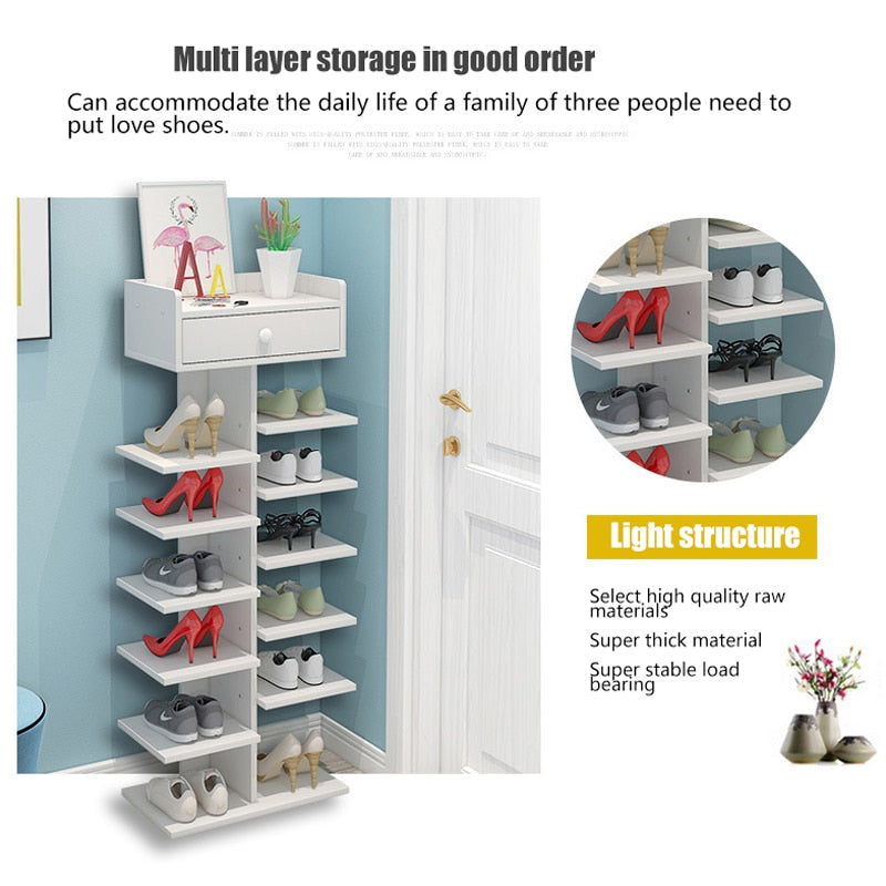 Multi-Layer Simple Space Saving Shoe Rack Shelf - Image 8