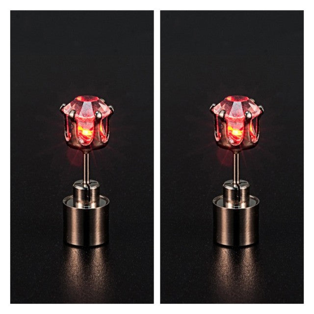 Korean Style LED Colorful Zircon Earrings - Image 14