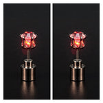 Korean Style LED Colorful Zircon Earrings