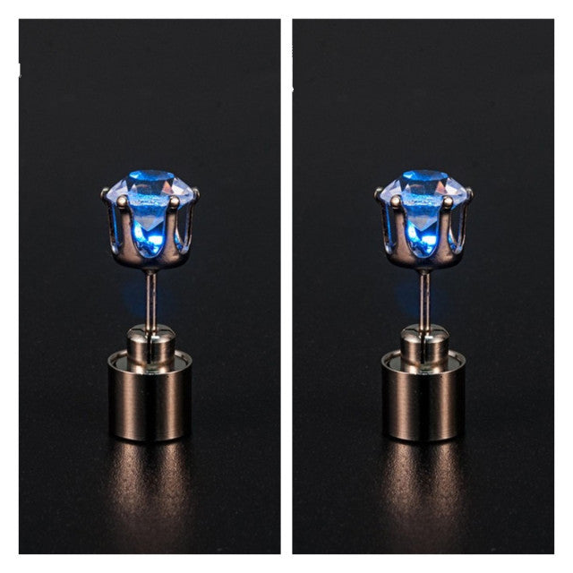 Korean Style LED Colorful Zircon Earrings - Image 15