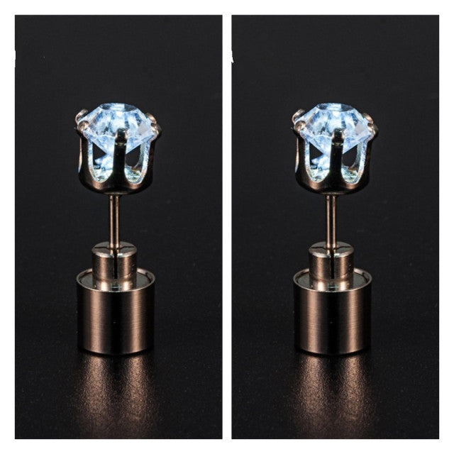 Korean Style LED Colorful Zircon Earrings - Image 19