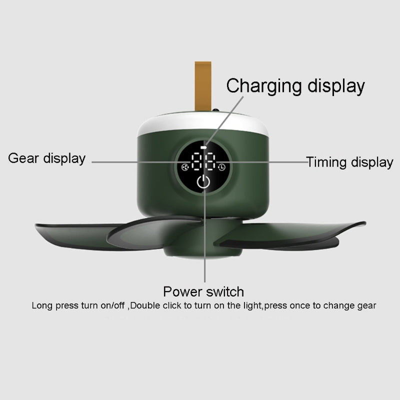 Remote Control Air Cooler Ceiling Fan - Image 6