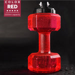 2.2L Creative Water Dumbbell Bottle