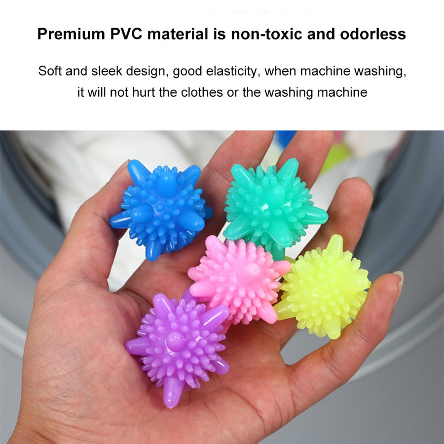 10pcs Starfish Magic Reusable Dirt Cleaner Laundry Balls - Image 4