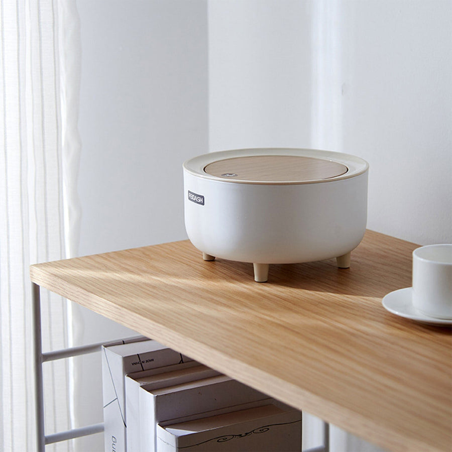 Desktop Elegant Mini Non-Slip Trash Can - Image 2