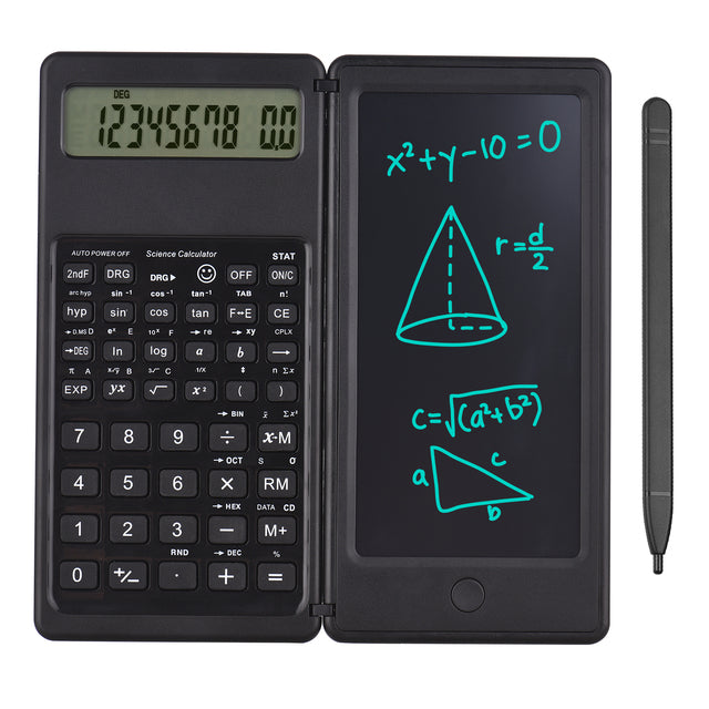 Foldable Digital Drawing Pad Calculator with Stylus - Image 1