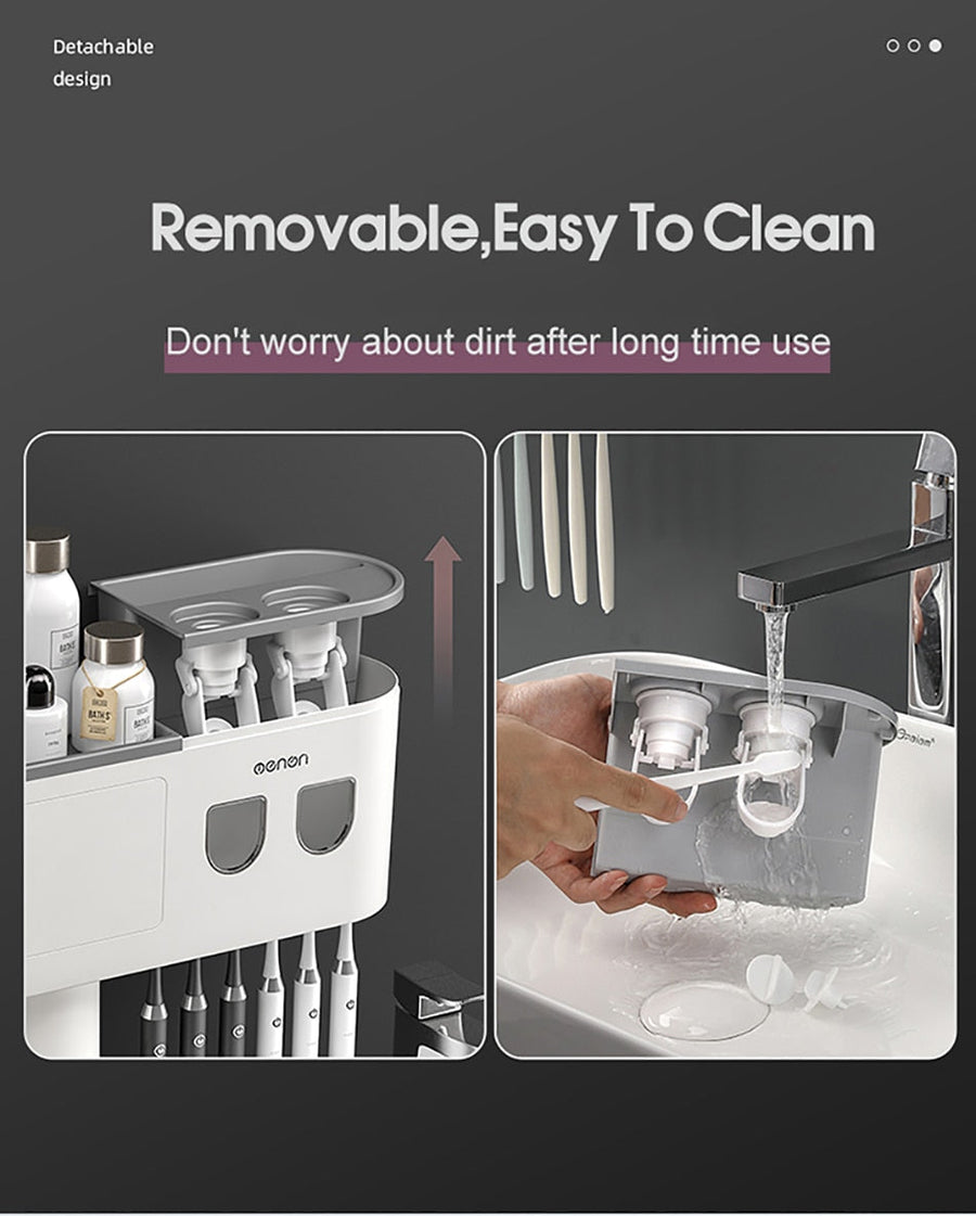 Automatic Toothpaste Squeezer Bathroom Storage Rack - Image 3