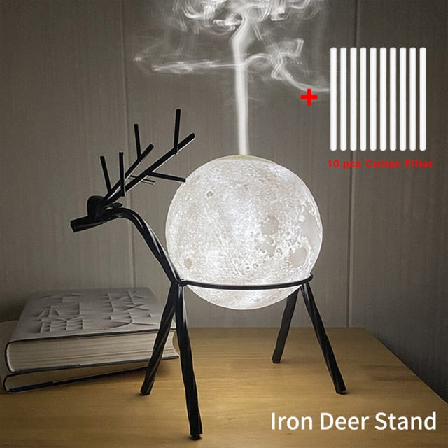 Ultrasonic Moon Creative Air Humidifier Led Lamp - Image 10