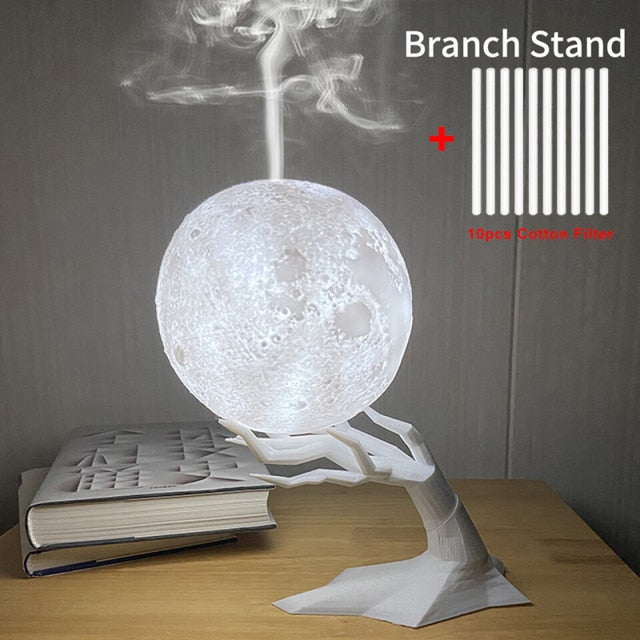 Ultrasonic Moon Creative Air Humidifier Led Lamp - Image 5