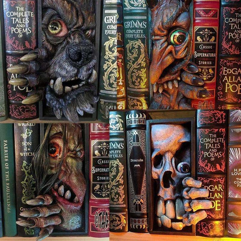 Monster Figurines Bookshelf Book Separator - Image 1