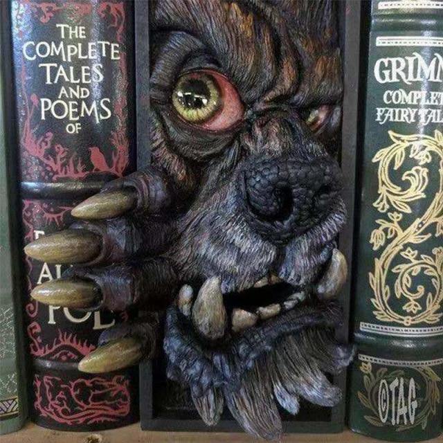 Monster Figurines Bookshelf Book Separator - Image 4