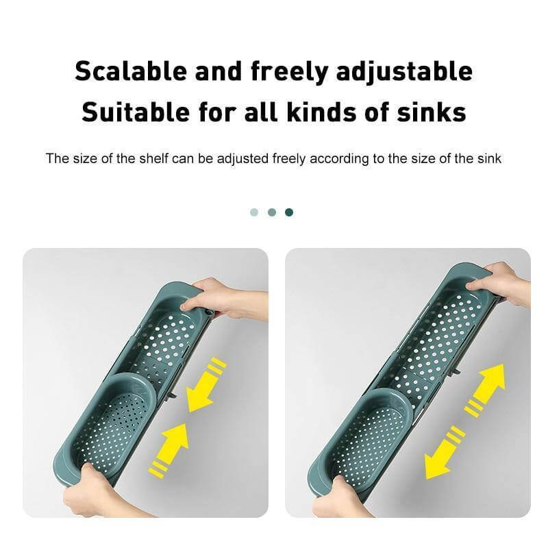 Kitchen Retractable Sink Rack Organizer - Image 3