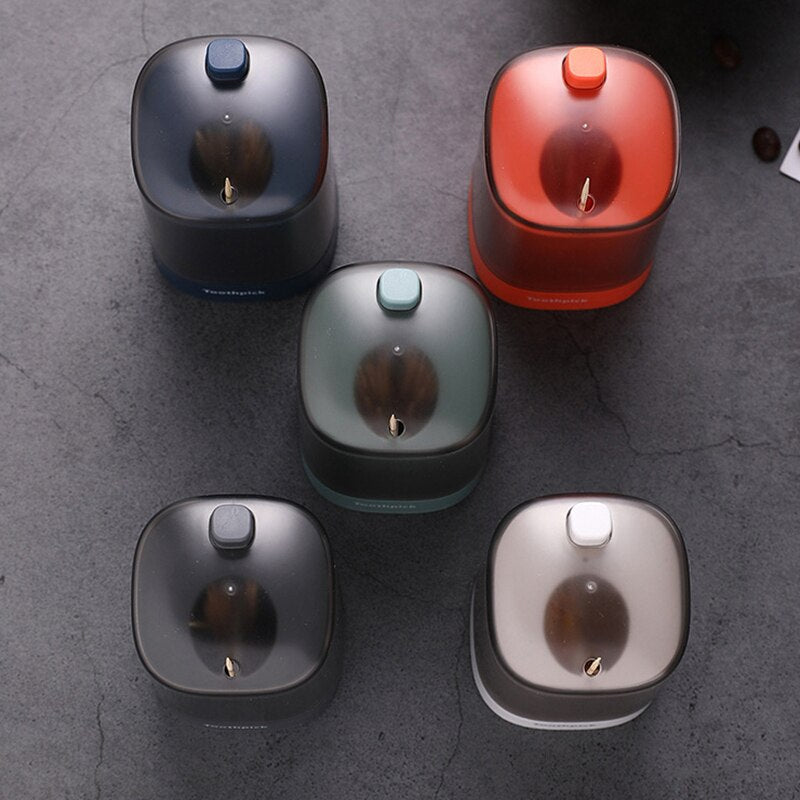 Creative Mushroom Automatic Toothpick Dispenser - Image 12