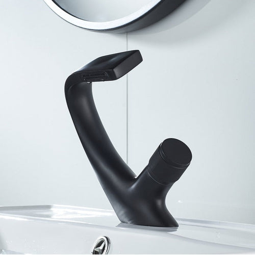 Creative Chrome Waterfall Elegant Faucet - Image 0