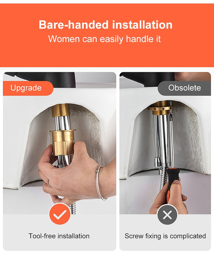 Creative Chrome Waterfall Elegant Faucet - Image 7