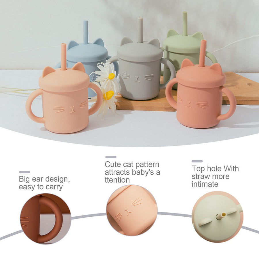 Leakproof Cute Baby Feeding Cup - Image 7